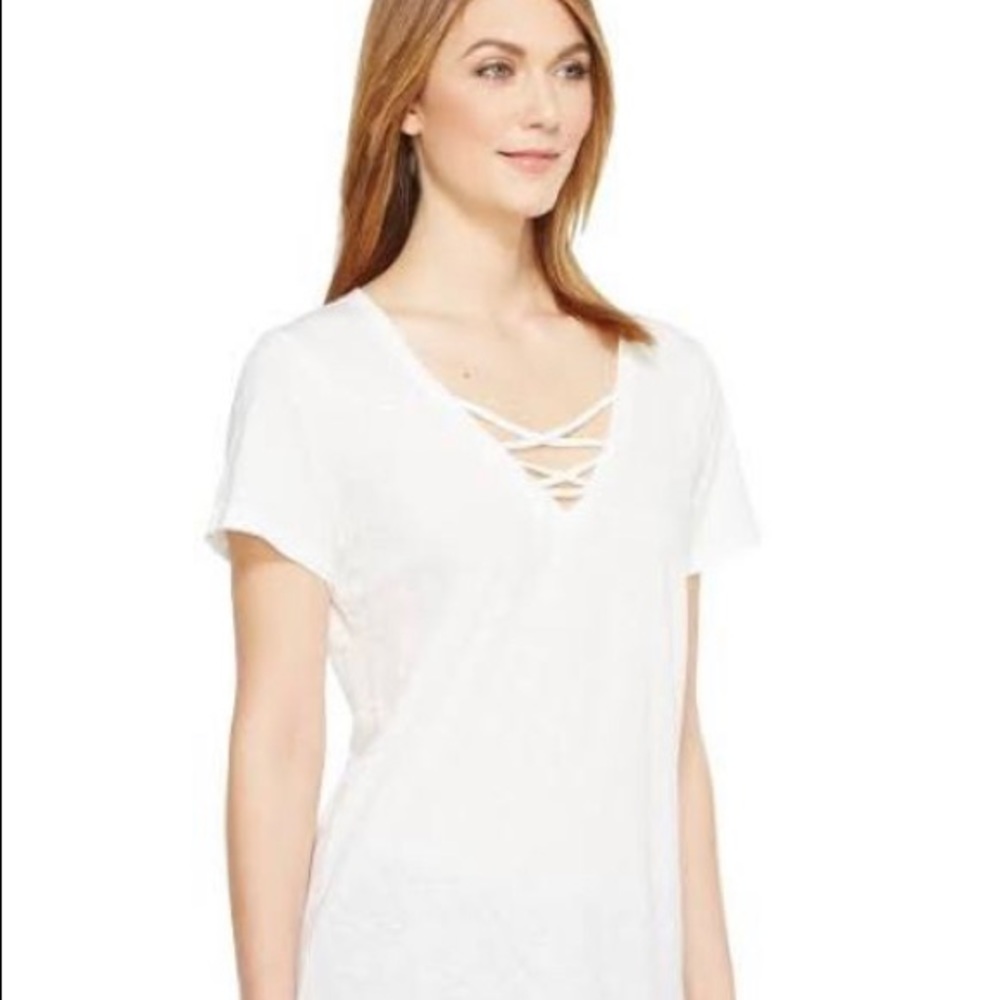 NWOT Michael‎ Stars Women's Supima Cotton Slub Top!